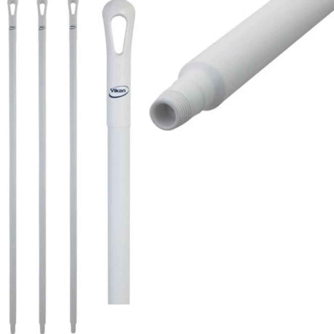 Vikan Steel Ultra Hygiene Aluminium Wit 150cm* Stelen