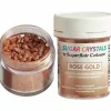 Sugarflair Suikerkristallen Rose Goud 40g* Eetbare Strooisels