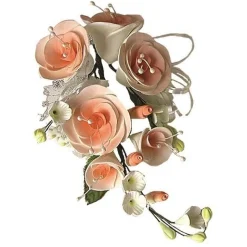 Overig Suikerbloem Boeket Rozen Perzik* Bloem Decoraties