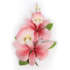 Culpitt Suikerbloem Orchidee Roze 15cm* Bloem Decoraties