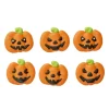 Decora Suikertie Halloween Pompoen Ø3,5 cm 6 stuks* Figuur Decoraties