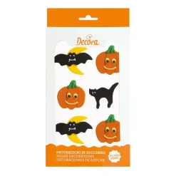 Decora Suikertie Halloween 3 cm 6 stuks* Figuur Decoraties