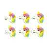 Decora Suikertie Unicorns 3cm 6st.*** Figuur Decoraties