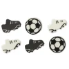 Decora Suikertie Voetbal Ø3-4cm 6st.* Figuur Decoraties