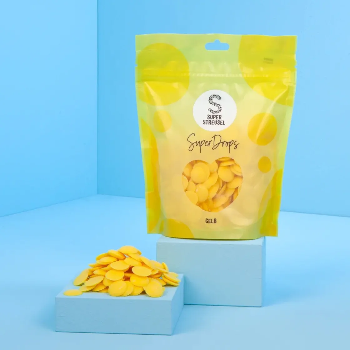 SuperStreusel SuperDrops Geel 300g* Candy Melts