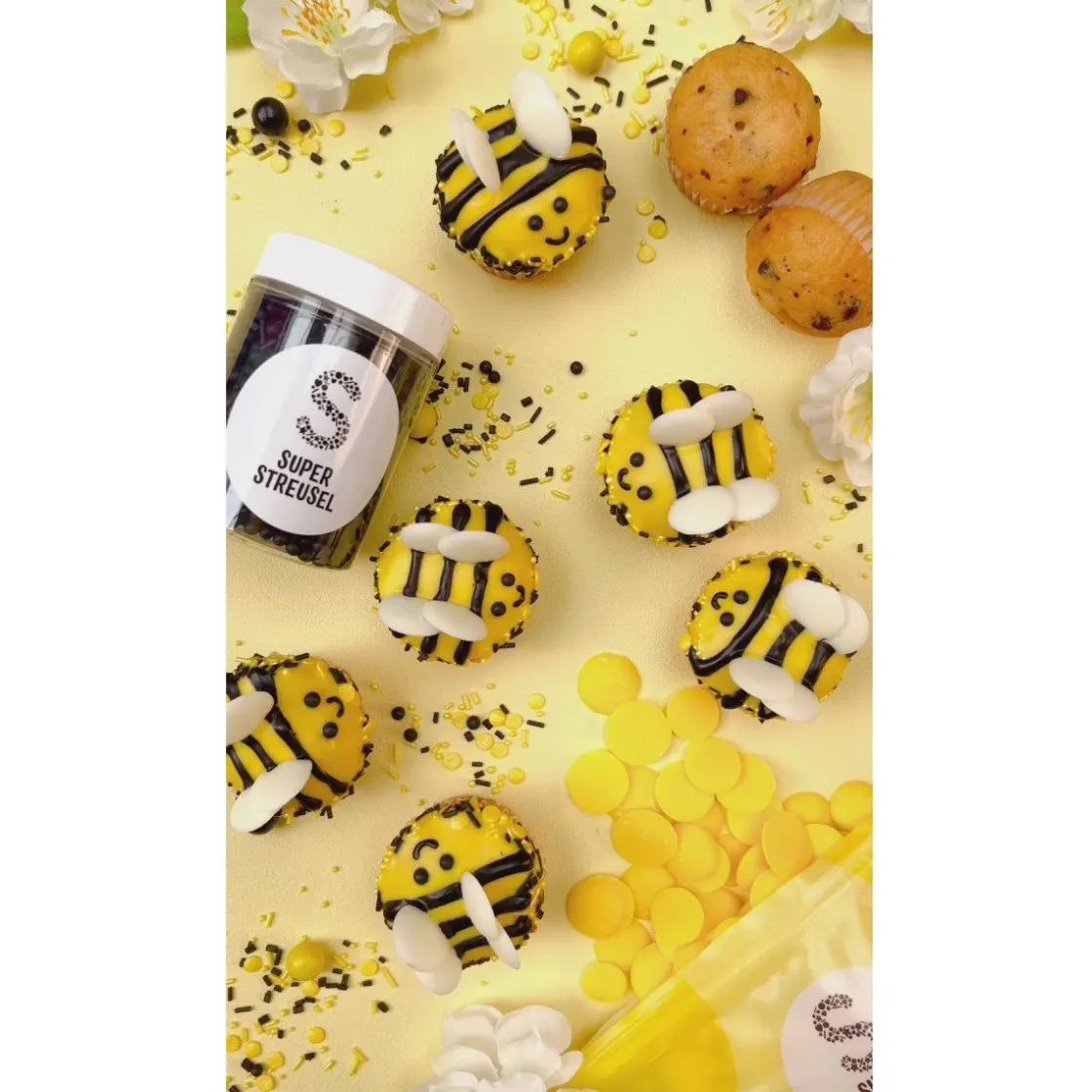 SuperStreusel SuperDrops Geel 300g* Candy Melts