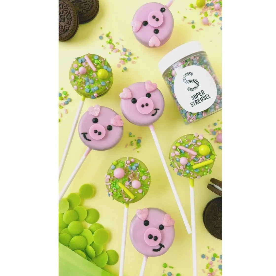 SuperStreusel SuperDrops Lime Groen 300g* Candy Melts