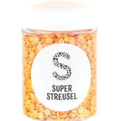 SuperStreusel Sprinkles Oranje 90g* Eetbare Strooisels