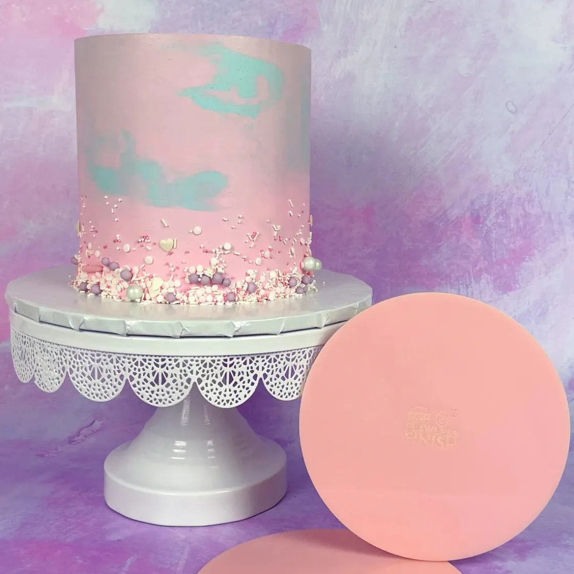 Sweet Stamp Flawless Botercreme Plaat Rond Ø20cm Set/2* Smoothers