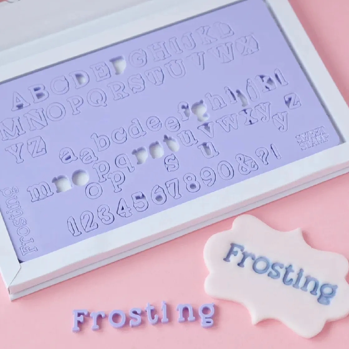 Sweet Stamp Frosting Letters & Cijfers Set* Stempels|Cijfer En Letter Stekers