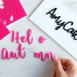 Sweet Stamp Handwritten Letters Set*** Stempels|Cijfer En Letter Stekers