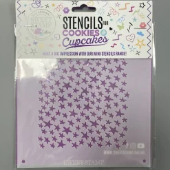 Sweet Stamp Mini Stencil Sterren* Sjablonen En Stencils