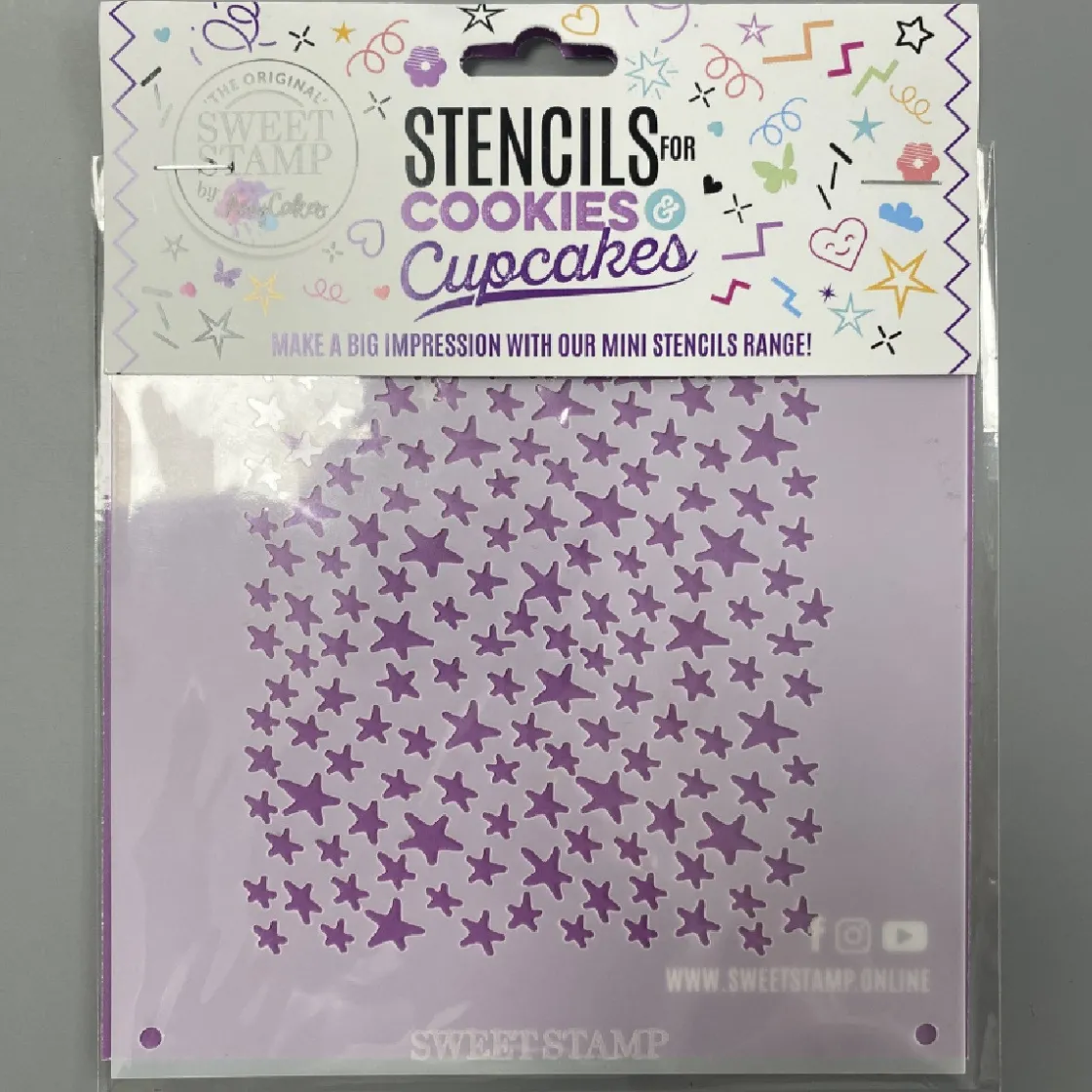 Sweet Stamp Mini Stencil Sterren* Sjablonen En Stencils