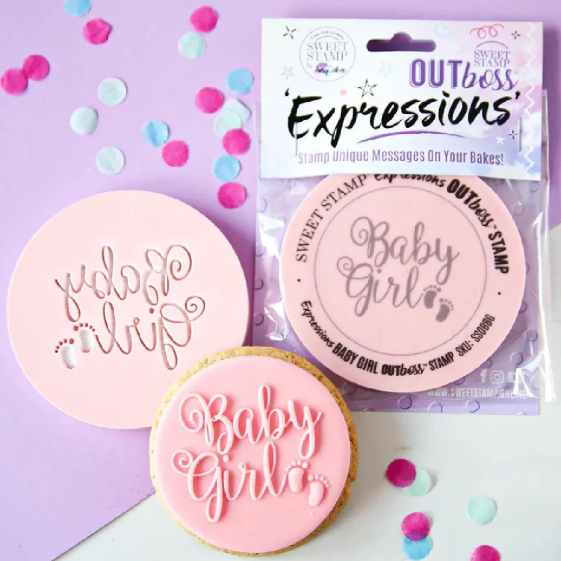 Sweet Stamp Outboss Baby Girl* Stempels