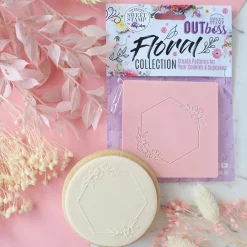 Sweet Stamp Outboss Floral Hexagon Frame* Stempels