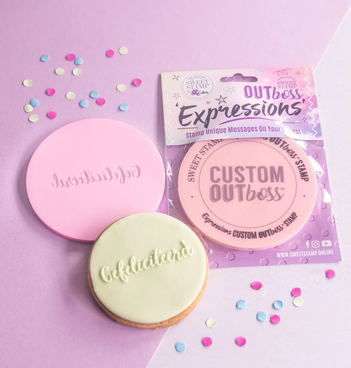 Sweet Stamp Outboss Gefeliciteerd* Stempels