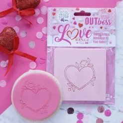 Sweet Stamp Outboss Heart Floral Frame* Stempels