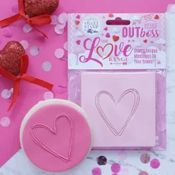 Sweet Stamp Outboss Heart Sketch* Stempels
