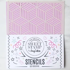 Sweet Stamp Stencil Lexi 21,5x25cm* Sjablonen En Stencils