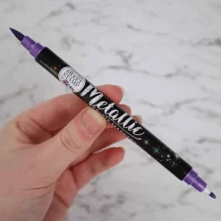 Sweet Stamp Stift Eetbare Inkt Dubbelzijdig Metallic Paars* Eetbaar Schrijven