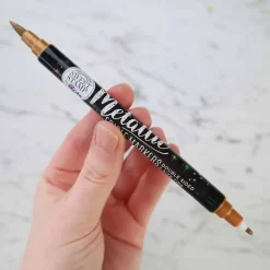 Sweet Stamp Stift Eetbare Inkt Dubbelzijdig Metallic Koper* Eetbaar Schrijven