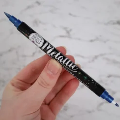 Sweet Stamp Stift Eetbare Inkt Dubbelzijdig Metallic Blauw* Eetbaar Schrijven