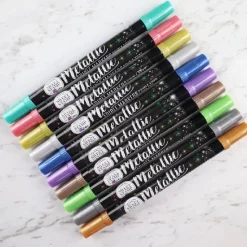 Sweet Stamp Stift Eetbare Inkt Dubbelzijdig Metallic Blauw* Eetbaar Schrijven