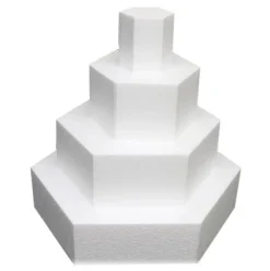 Taart Dummy Zeshoek 5cm -Ø15cm-* Overig