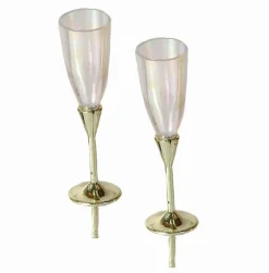 Taartdecoratie Champagneglazen Prikkers 72st.* Ijsprikkers|Prikkers En Ringen