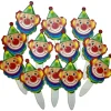 Overig Taartdecoratie Prikkers Clown 12st.* Ijsprikkers|Prikkers En Ringen