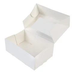 BrandNewCake Taartdoos met venster 24x16x9cm. Wit 50st* Taartdozen