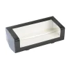 Overig Taartdoos met venster 26x12x7cm Zwart* Taartdozen