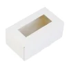 BrandNewCake Taartdoos met venster 12x7x5cm. Wit 50st* Taartdozen