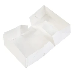 BrandNewCake Taartdoos met venster 12x7x5cm. Wit 50st* Taartdozen