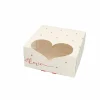 Overig Taartdoos met venster 19x19x9cm. Love* Taartdozen
