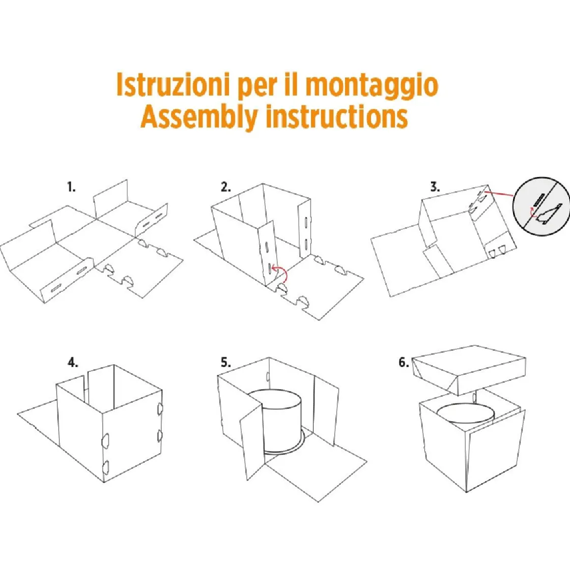 Decora Taartdoos 50,5x50,5x50cm* Taartdozen