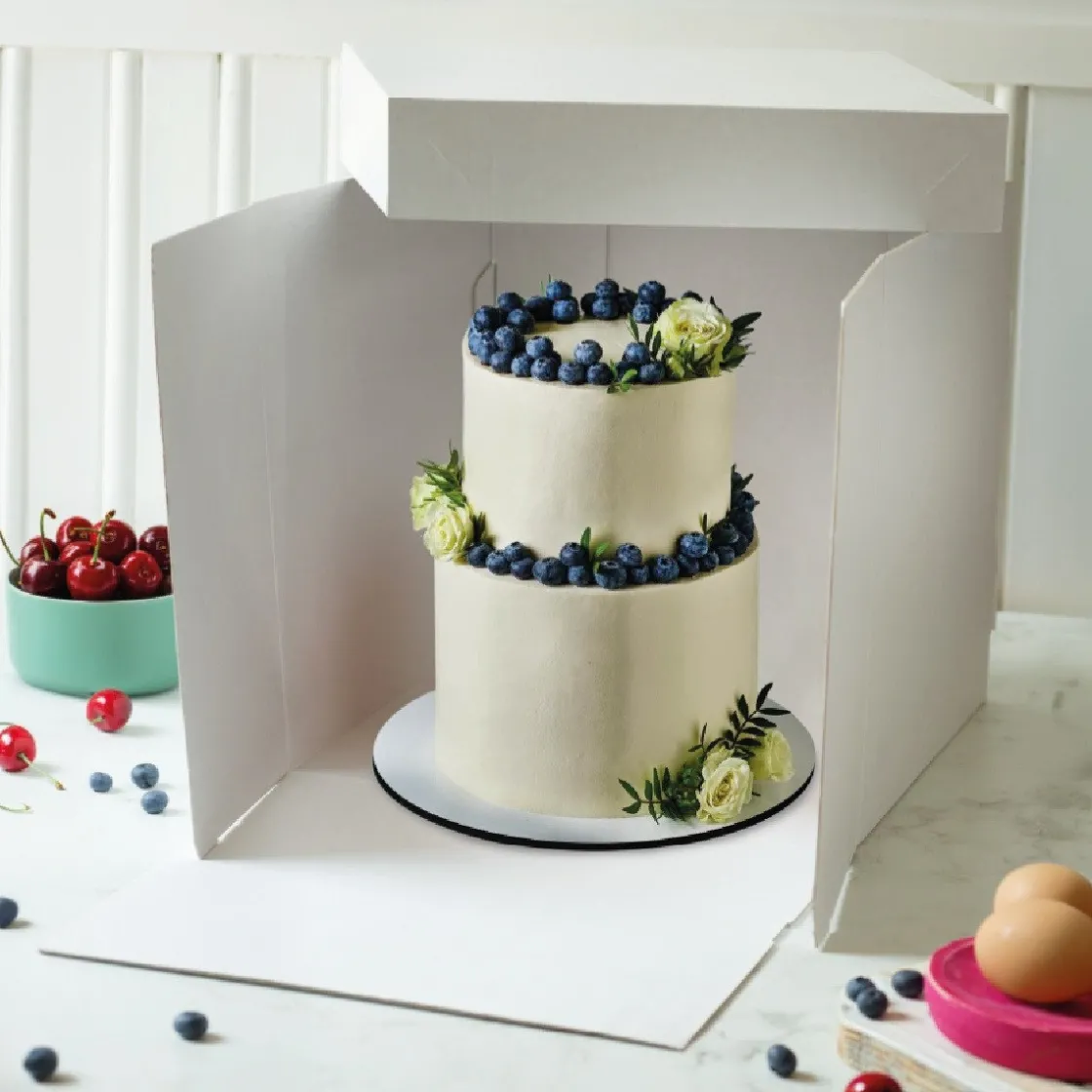 Decora Taartdoos 26,5x26,5x25cm* Taartdozen