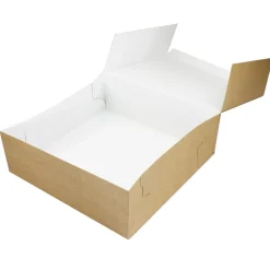 BrandNewCake Taartdoos 30x30x10cm. Kraft 3st* Taartdozen