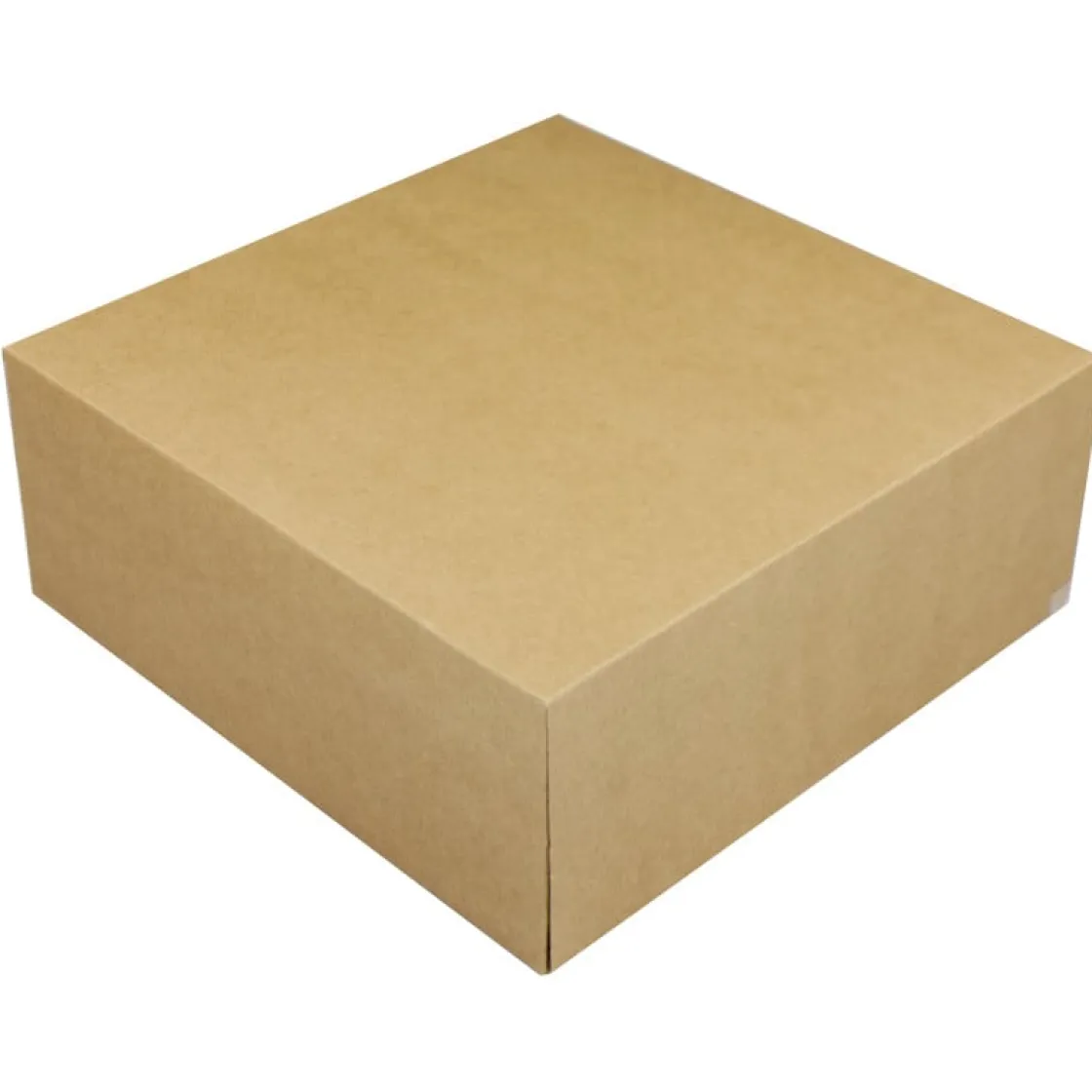 BrandNewCake Taartdoos 25x25x10cm. Kraft 50st* Taartdozen