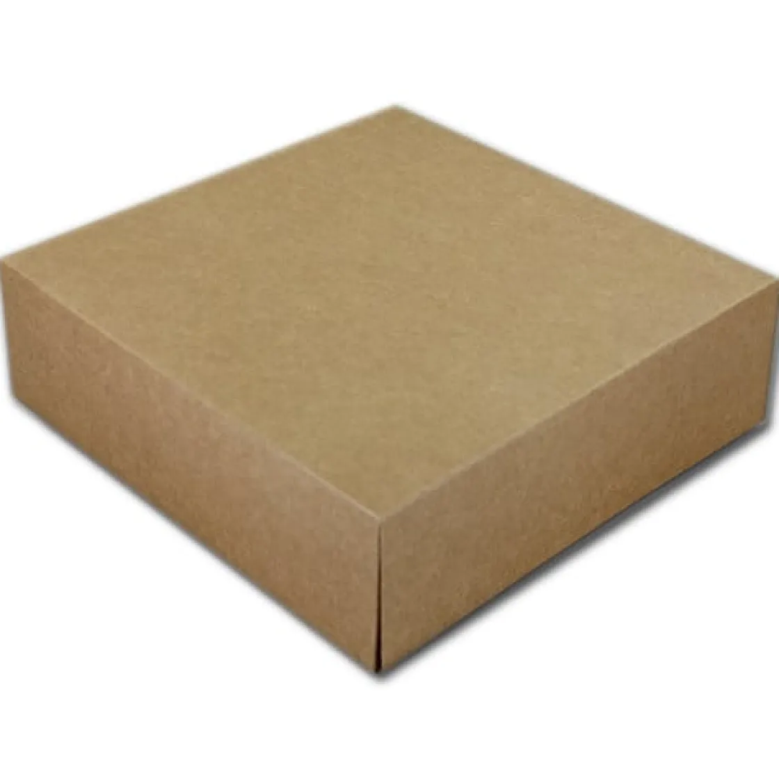 BrandNewCake Taartdoos 21x21x8cm. Kraft 3st* Taartdozen