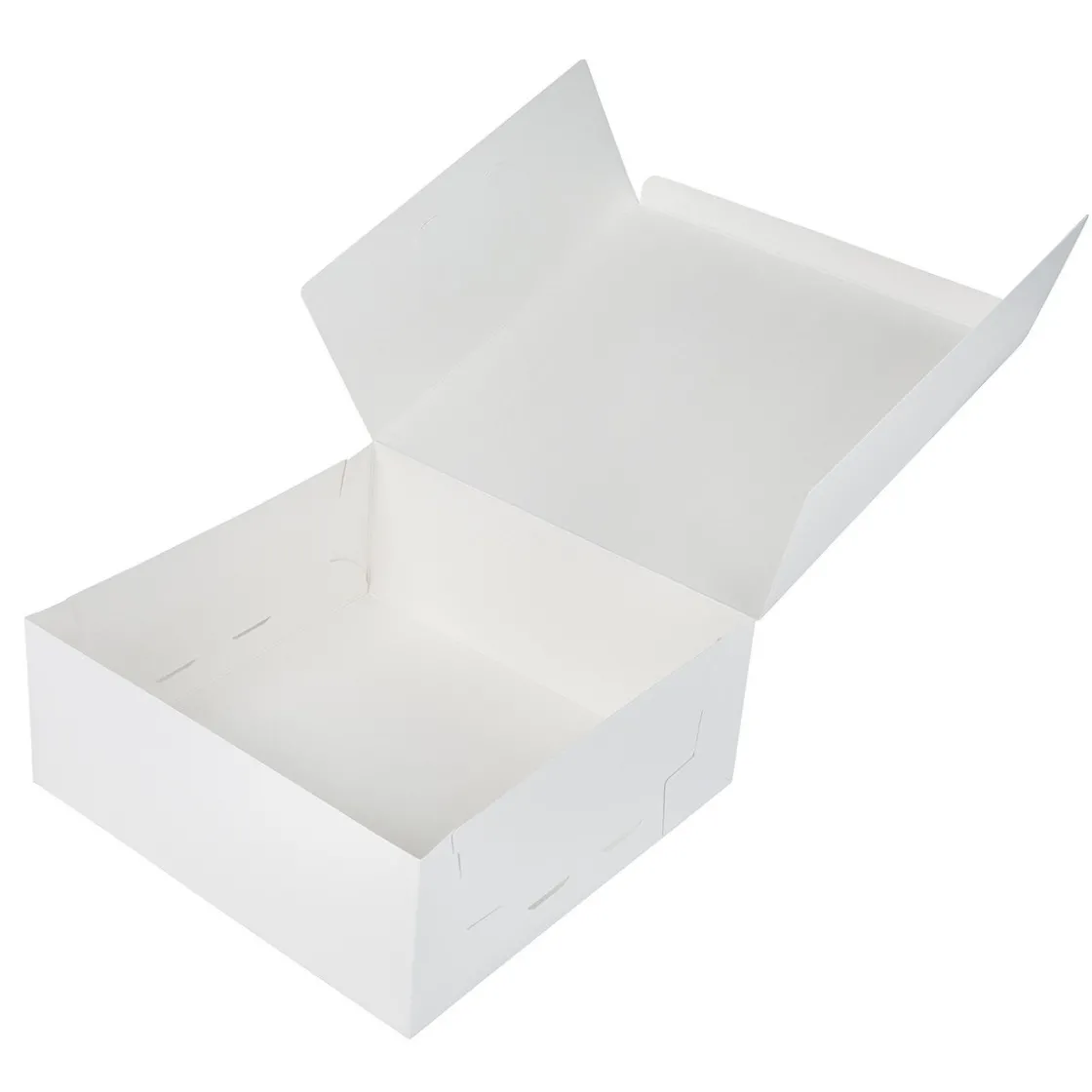 BrandNewCake Taartdoos 25x25x10cm. Wit 3st* Taartdozen