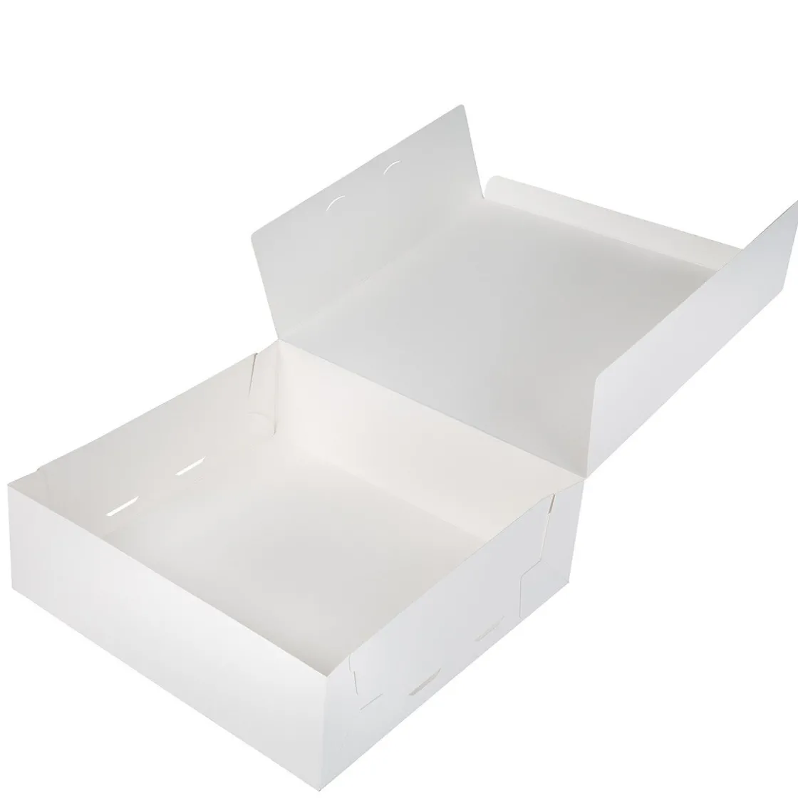 BrandNewCake Taartdoos 30x30x10cm. Wit 3st* Taartdozen