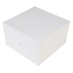 BrandNewCake Taartdoos 25x25x15cm. Wit 50st* Taartdozen