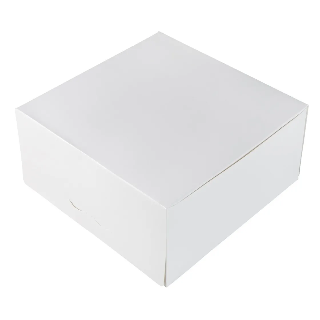 BrandNewCake Taartdoos 21x21x10cm. Wit 50st* Taartdozen