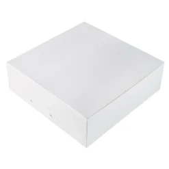 BrandNewCake Taartdoos 25x25x8cm. Wit 3st* Taartdozen