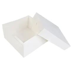 BrandNewCake Taartdoos 30x30x15cm. Wit 50st* Taartdozen