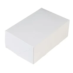 BrandNewCake Taartdoos 21x14x8cm. Wit 50st* Taartdozen