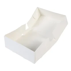 BrandNewCake Taartdoos 21x14x8cm. Wit 50st* Taartdozen