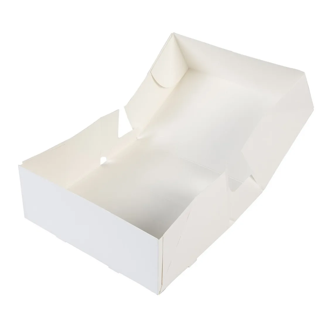 BrandNewCake Taartdoos 21x14x8cm. Wit 50st* Taartdozen