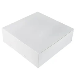 BrandNewCake Taartdoos 30x30x10cm. Wit 50st* Taartdozen